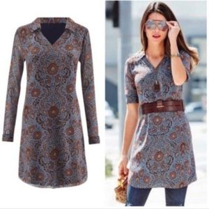 CAbi Size S Provincial Tunic Dress Style#3295